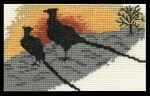 [Silhouette of pheasants]