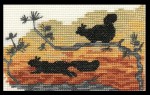 [Silhouette of squirrels]
